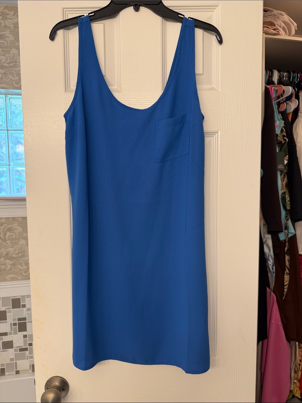 Southern Tide Royal Blue Sleeveless Mini Shift Dress
